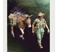 Bhowsa 1/35 Kit di figure in resina di soldati americani della guerra del Vietnam Kit di modelli in resina non verniciati e non assemblati //K6W4i1