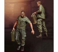 Bhowsa 1/35 Kit di figure in resina di soldati americani della guerra del Vietnam Kit di modelli in resina non verniciati e non assemblati (2 figure) //K6W4i59