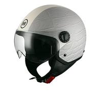 BHR 15097 Casco Moto Demi-Jet Linea One 801, Multicolore (Snake Opaco), XS