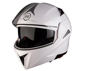 BHR 50137 Casco Moto Modulare , Bianco, XS