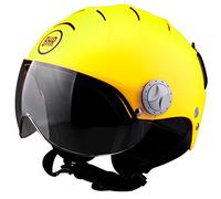 BHR 55174 Casco Demi-Jet, Giallo (Giallo Fluo), S