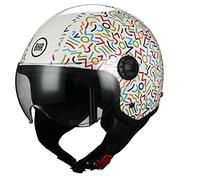 BHR 73634 Casco Moto Demi-Jet Linea One 801, Multicolore (Multi), M