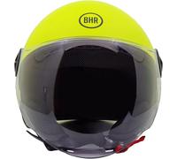 BHR 832 - Casco Minimal Omologato ECE 22.06 GIALLO FLUO Demi Jet Tg XL (60cm)