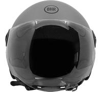 BHR 832 - Casco Minimal Omologato ECE 22.06 GRIGIO OPACO Demi Jet Tg S (55/56cm)