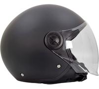 BHR Casco Demi-Jet 832 MINIMAL, Casco Scooter Omologato ECE 22.06 Leggero e Compatto, Ideale per Città e Sottosella, Nero Opaco, XL