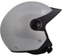 BHR 833 - Casco Peak Omologato ECE 22.06 Silver Metalizzato Demi Jet