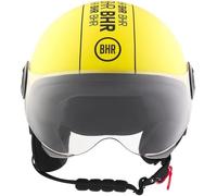BHR 835 SPECIAL COOL YELLOW CASCO DEMI-JET SCOOTER UNISEX OMOLOGATO ECE 22.06
