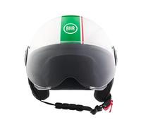 BHR Casco Demi-Jet 835 SPECIAL - Casco Scooter Omologato ECE 22.06 con Visiera a Occhiale Antigraffio - Sgancio Micrometrico e Guanciali Removibili - Cool Italy S
