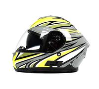 BHR Casco Integrale Moto con Doppia Visiera 814 RIDE | Casco Moto Integrale Omologato ECE con Visiera Doppia Antigraffio | Casco Moto Donna/Uomo con Sgancio Micrometrico | Wind Rose Grey | XL