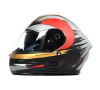 BHR Casco Integrale Moto con Doppia Visiera 814 RIDE | Casco Moto Integrale Omologato ECE con Visiera Doppia Antigraffio | Casco Moto Donna/Uomo con Sgancio Micrometrico | Grey Storm (Opaco) | XL