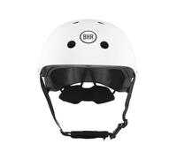 Casco per Monopattino e Scooter Elettrici BHR 837 URBAN - Casco per la Città Omologato CE per Ragazzi e Adulti - Casco per Bicicletta, MTB, BMX, Skateboard, Pattinaggio - Bianco Opaco, M