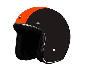 BHR Retro' 711 94017 Casco Demi-Jet da uomo, XL, Arancio Opaco B