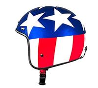 BHR Retro' 711 94040 Casco Demi-Jet da , M, Multicolore (Usa)