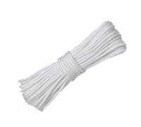 BHSTTNIXP Corda di nylon per tende a pacchetto da 30 m x 1 mm, resistente, ricambio per tende da esterni e interni (bianco)