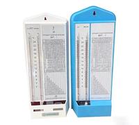 Bht-1 Termometro e igrometro tabulare Dry-Wet Misuratore di temperatura per casa, ufficio, serra, magazzino, monitoraggio del clima (bianco)