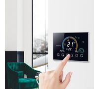 BHT-8000GC/LW Termostato Intelligente Interruttore App Mobile Voce Wifi LCD Touch Screen Riscaldamento Caldaia(Gas Boiler-White)