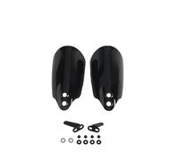 BHYYDS Paramani per Harley Touring Road Glide FLTRX CVO FLTRXSE ST FLTRXSTSE protezioni per maniglie deflettori antivento Paramani per moto(Vivid Black)