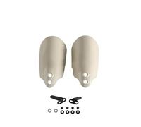 BHYYDS Paramani per Harley Touring Road Glide FLTRX CVO FLTRXSE ST FLTRXSTSE protezioni per maniglie deflettori antivento Paramani per moto(White Sand Pearl)