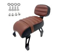 BHYYDS Per Indian Scout Bobber Sixty Twenty 2018-2023 Schienale Passeggero Posteriore Staccabile Per Moto Schienalino Per Moto(B2-Brown)