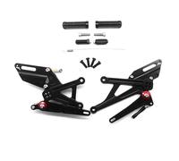 BHYYDS Per Kawasaki Ninja H2 H2R ZXT0 2016-2021 QS Poggiapiedi Arretrati Regolabili per Moto Pedane Poggiapiedi per Moto(Beige)