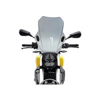 BHYYDS Per VOGE Trofeo 350 500 AC Parabrezza per Moto, Copri Parabrezza, Deflettore Parabrezza Moto(Light Grey)