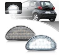 BHZNGD Lampade per luci targa a LED, 2 pezzi 12V Lampada targa posteriore senza errori Accessori per auto compatibili con Toyota Aygo KGB40 MK I 2005-2014, Sostituisci OEM # 81270-0H010