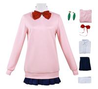 bi bi hou Dandadan Ayase Momo Cosplay Costume Completo con Parrucca Anime Dan da Dan Cosplay Outfit Momo Ayase Uniforme Natale Halloween Carnevale Party Stage Performance Costume