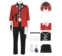 bi bi hou Frieren Stark Cosplay Costume Completo con Parrucca Anime Frieren Cosplay Outfit Stark Uniforme Natale Halloween Carnevale Party Stage Performance Costume Adulto