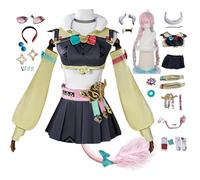 bi bi hou Genshin Impact Varesa Cosplay Costume Completo con Parrucca Genshin Varesa Cosplay Outfit Personaggi del Gioco Varesa Uniforme Natale Halloween Carnevale Party Stage Performance
