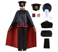 bi bi hou Hanako Kun Cosplay Costume Completo con Parrucca Anime Toilet Bound Hanako Kun Cosplay Costume Hanako Kun Outfit Natale Halloween Carnevale Party Stage Performance Adulto Unisex
