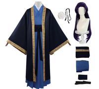 bi bi hou Jinshi Cosplay Costume Completo con Parrucca Anime The Apothecary Diaries Cosplay Jinshi Outfit Hanfu Natale Halloween Carnevale Party Stage Performance Adulto