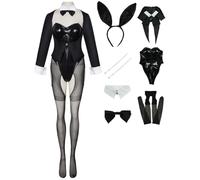 bi bi hou Kitagawa Marin Cosplay Costume Sexy Bunny Girl Set Anime My Dress-Up Darling Cosplay Marin Kitagawa Uniforme da Coniglietta Natale Halloween Carnevale Party Stage Performance Costume