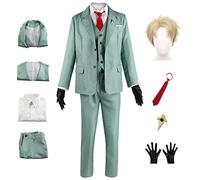 bi bi hou Loid Forger Cosplay Costume Set con Parrucca Anime Spy X Family Twilight Cosplay Costume Halloween Carnival Party Stage Performance Costume per Adulto
