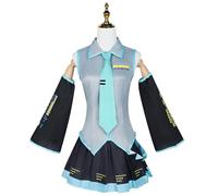 bi bi hou Miku Cosplay Costume Set con Parrucca e Cuffie Anime Miku Cosplay Uniforme Natale Halloween Carnevale Party Stage Performance Costume Adulto XXS-3XL