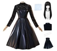 bi bi hou Osaragi Cosplay Costume Completo con Parrucca Anime Sakamoto Days Cosplay Costume Osaragi Uniforme Abito Gotico Nero Natale Halloween Carnevale Party Stage Performance Adulto