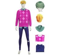 bi bi hou Saja Boys Baby Cosplay Costume Set con Parrucca Anime K-Pop Demon Hunters Cosplay Sajaboys Baby Uniforme Natale Halloween Carnevale Party Stage Performance Costume per Adulti
