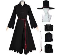bi bi hou Saja Boys Jinu Cosplay Costume Set Anime K-Pop Demon Hunters Cosplay Sajaboys Jinu Uniforme Natale Halloween Carnevale Party Stage Performance Costume per Adulti