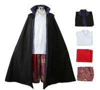 bi bi hou Shanks Cosplay Costume Set con Parrucca Anime Cosplay Shanks Uniforme Halloween Carnival Natale Party Stage Performance Costume per Adulto