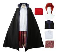 bi bi hou Shanks Cosplay Costume Set con Parrucca Anime Cosplay Shanks Uniforme Halloween Carnival Natale Party Stage Performance Costume per Adulto