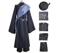 bi bi hou Undertaker Cosplay Costume Set Anime Kuroshitsuji Cosplay Undertaker Uniforme Natale Halloween Carnevale Party Stage Performance Costume per Adulti Unisex