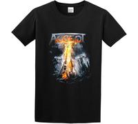 BI BI MIAO Accept Symphonic Terror Live At Wacken 2017 Unisex 100% Cotton Short-Sleeve T-Shirts Black XXXL