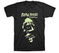 BI BI MIAO Cosmic Psychos Too Dumb To Die Unisex 100% Cotton Short-Sleeve T-Shirts Black M