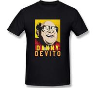 BI BI MIAO Danny Devito Basic Summer Unisex 100% Cotton Short-Sleeve T-Shirts Black M