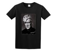 BI BI MIAO David Lynch One in The City Unisex 100% Cotton Short-Sleeve T-Shirts Black S