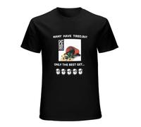 BI BI MIAO De La Soul Is Dead 5 Mics Greatest Hip Hop Rap Music Unisex 100% Cotton Short-Sleeve T-Shirts Black XL