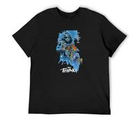 BI BI MIAO He Thing V48 Movie Poster Horror John Carpenter all Unisex 100% Cotton Short-Sleeve T-Shirts Black XXXL