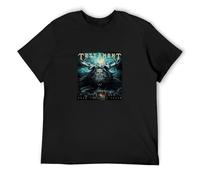 BI BI MIAO Testament Dark Roots of Earth Unisex 100% Cotton Short-Sleeve T-Shirts Black S