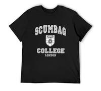 BI BI MIAO The Young Ones Scumbag College London Cult TV Comedy Tee Unisex 100% Cotton Short-Sleeve T-Shirts Black XXXL