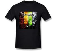 BI BI MIAO Veil of Maya Unisex 100% Cotton Short-Sleeve T-Shirts Black XXXL