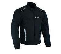 BI ESSE Giacca Giubbino Tessuto Moto Scooter Viaggio Sfodrabile Ventilata (IT, Testo, 4XL, Regular, Regular, Nero)